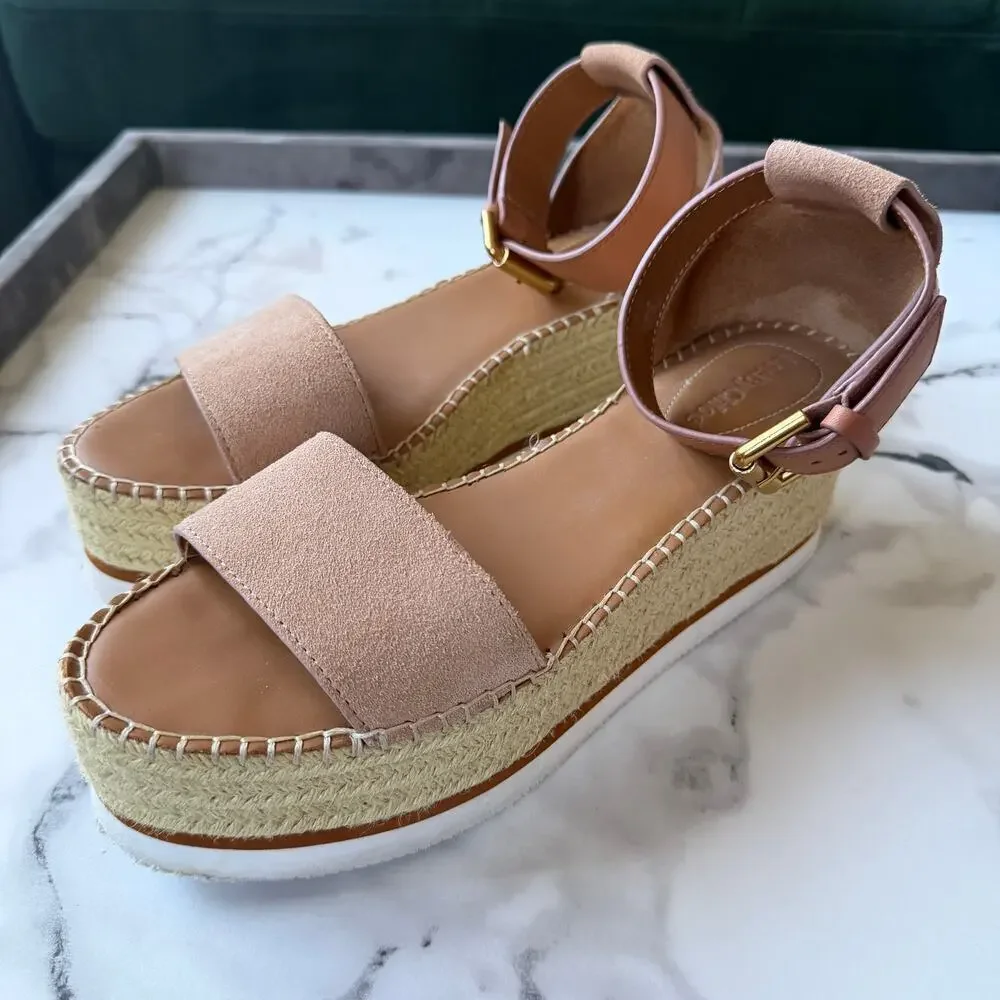 See by Chloé Glyn Flatform Espadrilles Size EU 40